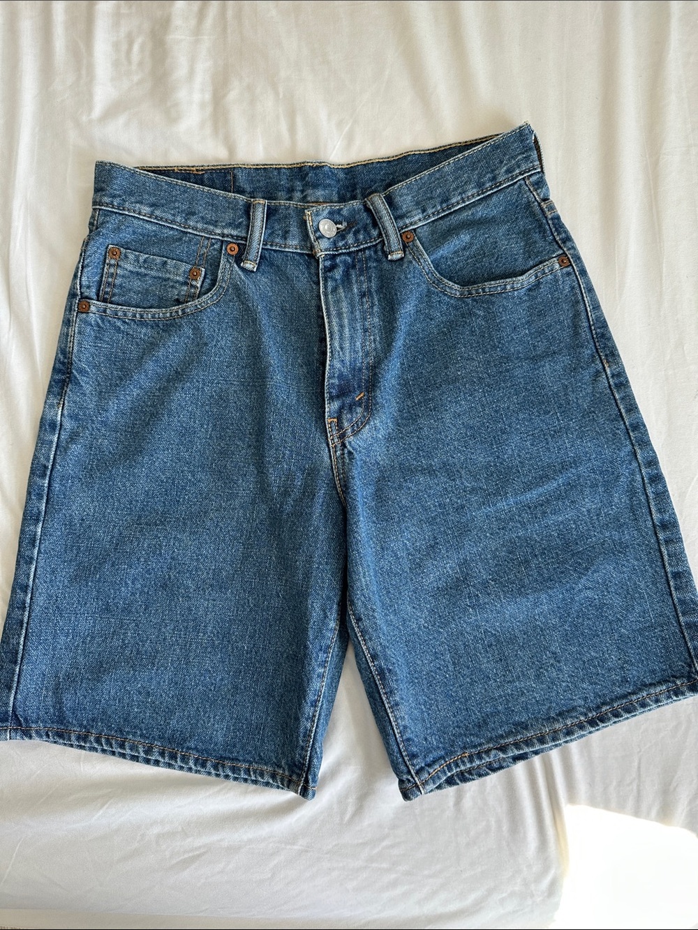 Levi's Medium Blue Denim Jean Shorts